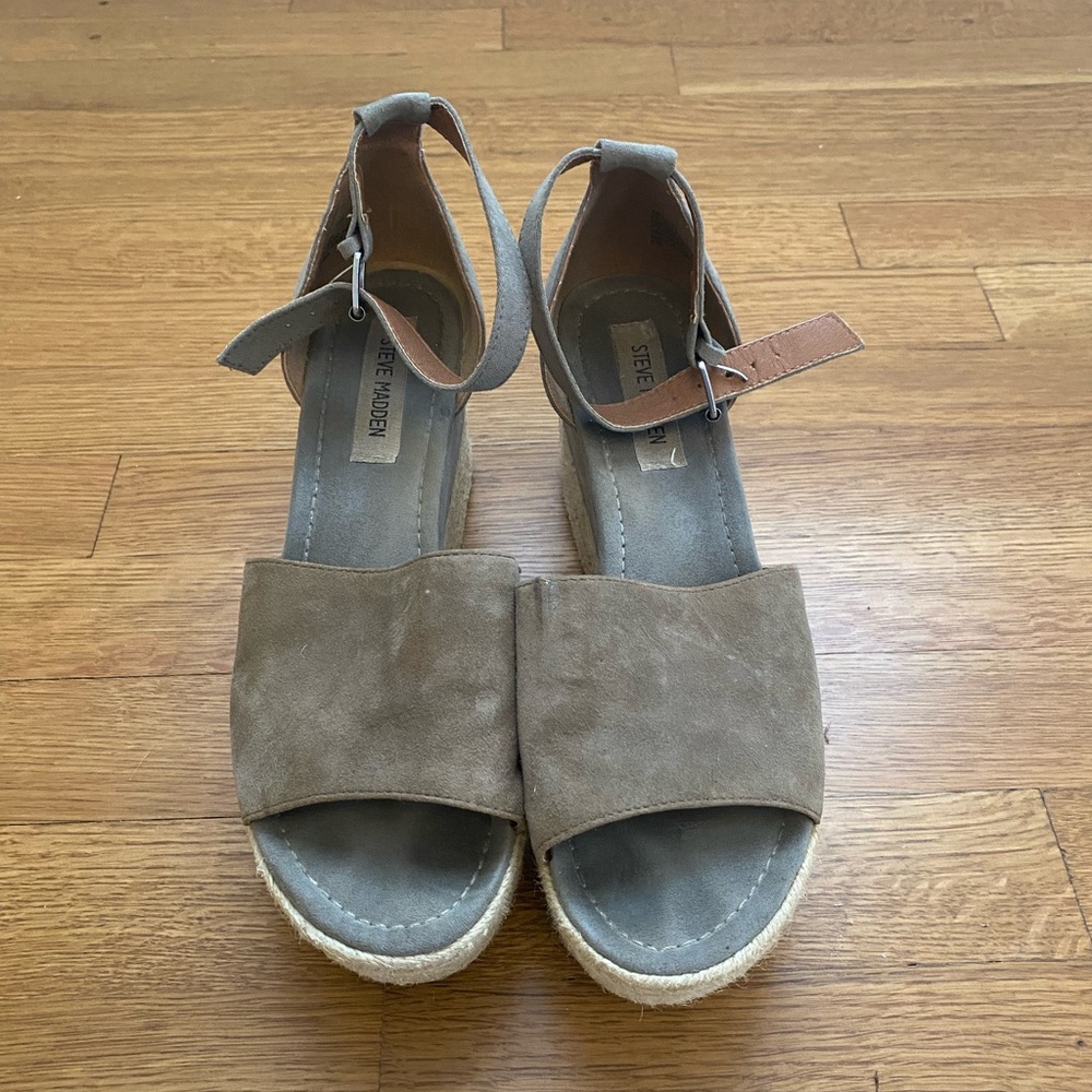Steve Madden Espadrille Platform Wedge - Picture 3 of 4
